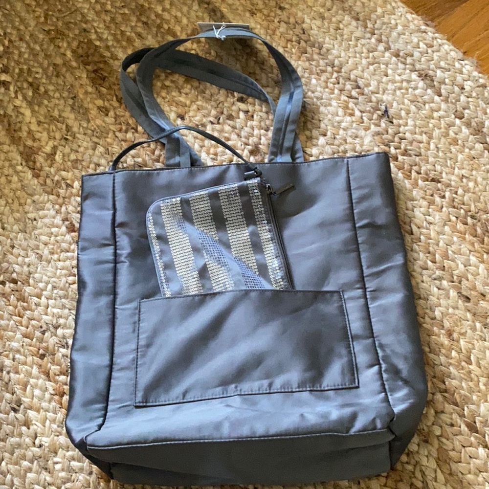 Bath & Body Works Tote Bag Color Gray